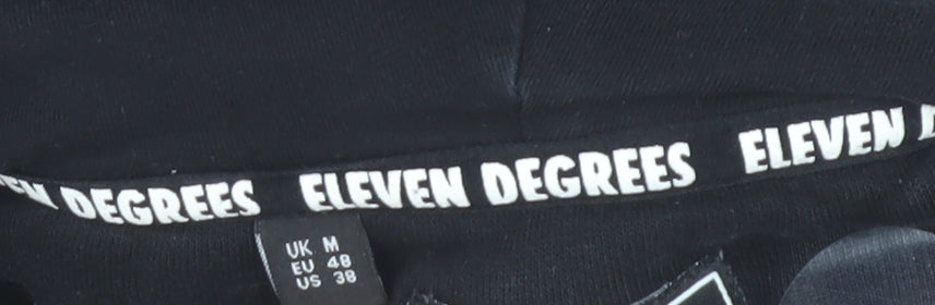 11 Degrees Men's Black Pullover Hoodie Size M Regular Fit