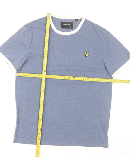 Mens UK Size M Lyle & Scott Blue  T-Shirt