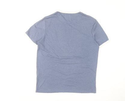 Mens UK Size M Lyle & Scott Blue  T-Shirt
