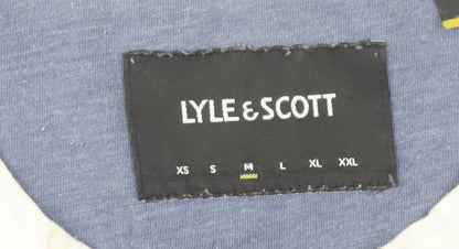 Mens UK Size M Lyle & Scott Blue  T-Shirt