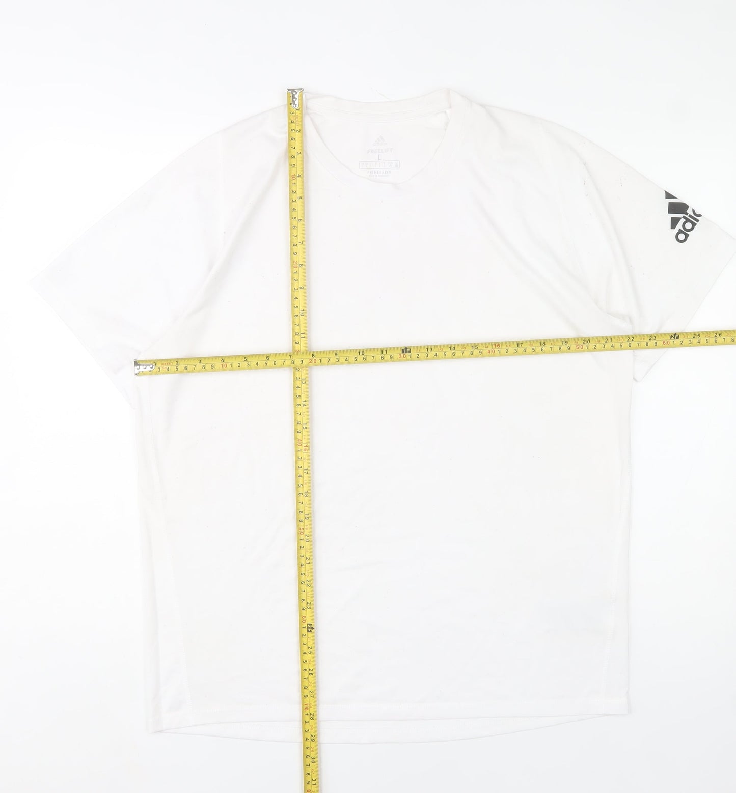 Adidas Men's White Freelift Primegreen T-Shirt Size L