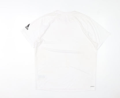 Adidas Men's White Freelift Primegreen T-Shirt Size L