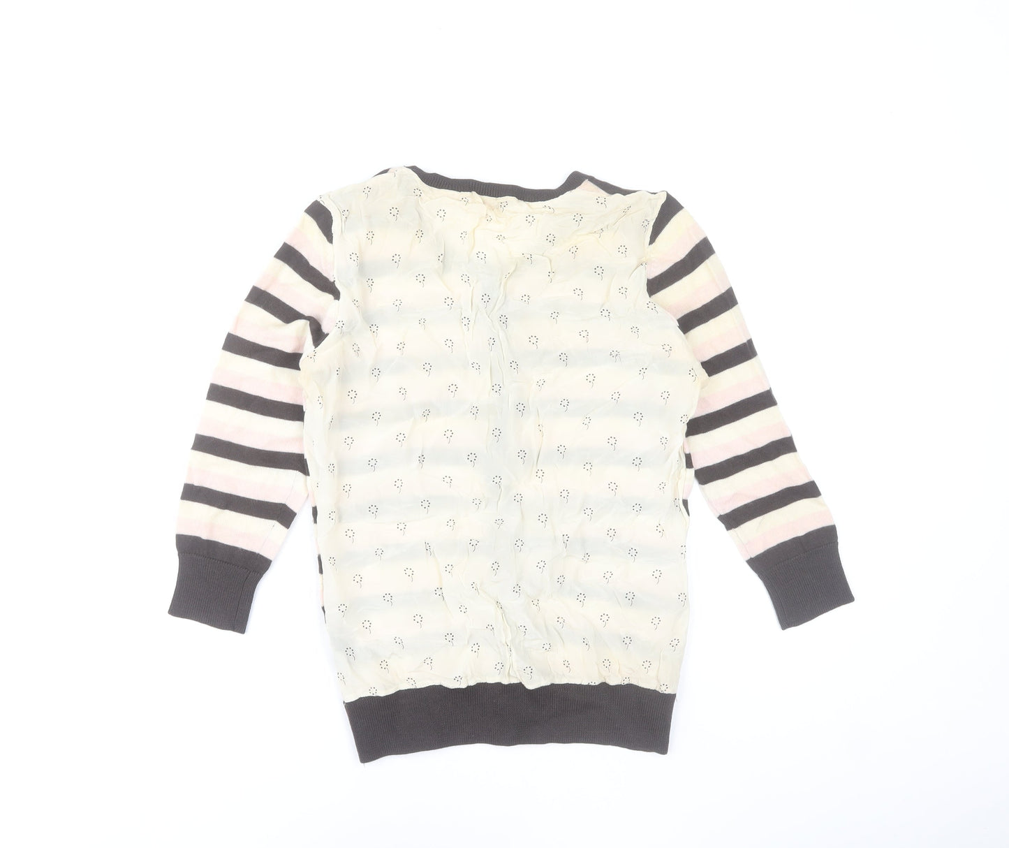 Ted Baker Women's Multicoloured Wool Silk Cardigan Size 10
