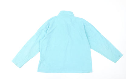 Regatta Women's Blue Fleece 1/4 Zip Pullover Sweatshirt UK 16