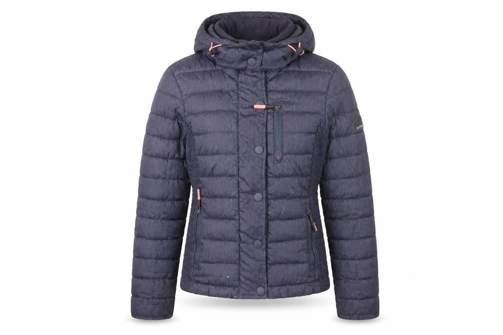 Womens UK Size 6 Superdry Blue Puffer Jacket