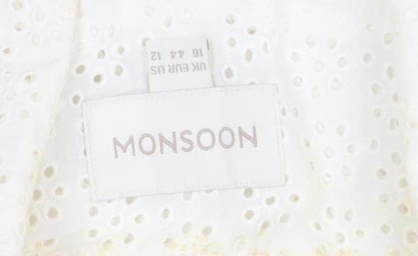 Womens UK Size 16 Monsoon Ivory Basic Jacket