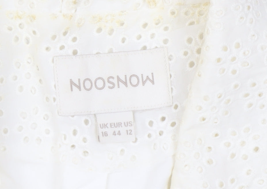 Womens UK Size 16 Monsoon Ivory Basic Jacket