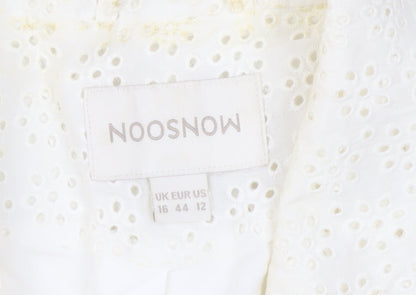 Womens UK Size 16 Monsoon Ivory Basic Jacket