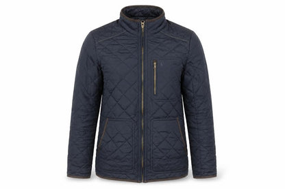 Womens UK Size S Joules Blue Quilted Coat