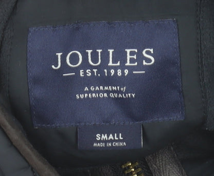 Womens UK Size S Joules Blue Quilted Coat
