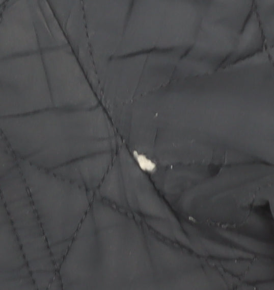 Womens UK Size S Joules Blue Quilted Coat