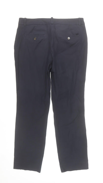 Massimo Dutti Men's Black Slim Fit Chino Trousers Size M