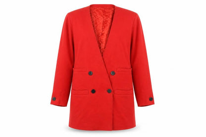 Womens UK Size 10 Louis Féraud Red Blazer