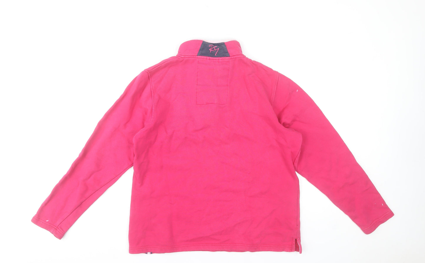 Rydale Womens Pink Pullover Sweatshirt Medium 100% Cotton