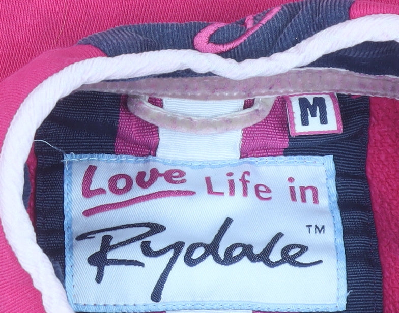 Rydale Womens Pink Pullover Sweatshirt Medium 100% Cotton
