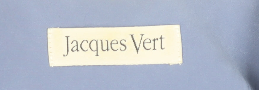 Jacques Vert Women’s Blue Polyester Lined Blazer Jacket Size 18