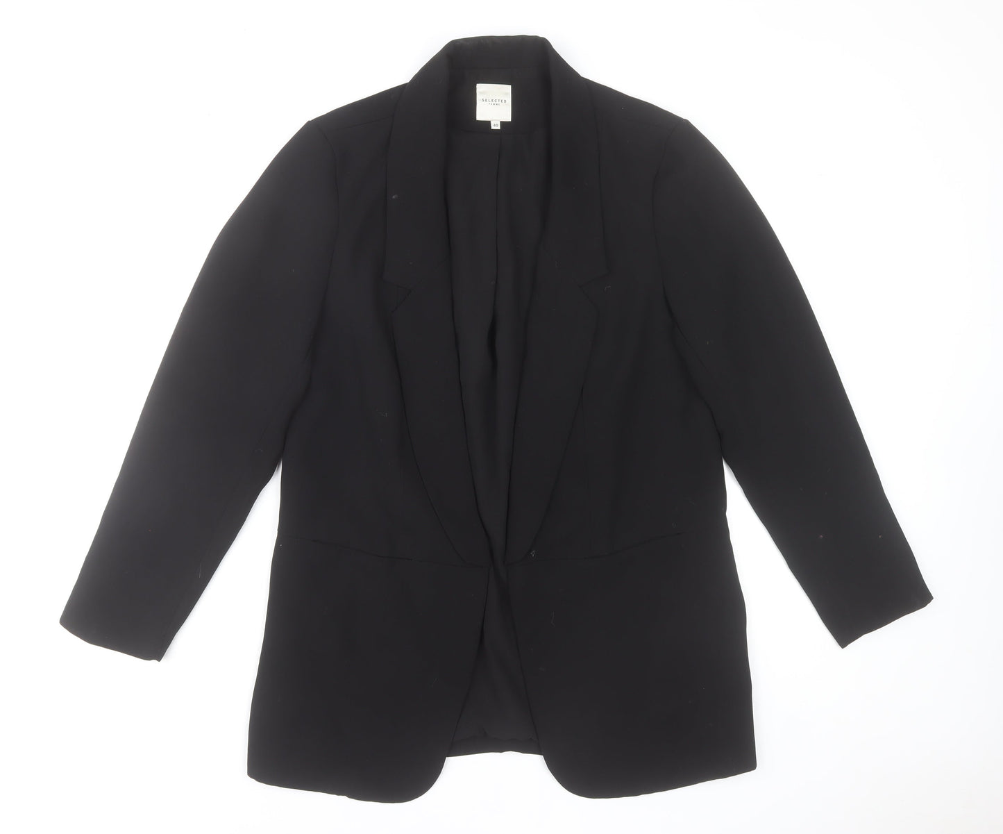 SELECTED FEMME Women’s Black Size 12 Tailored Blazer Jacket