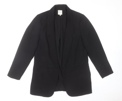 SELECTED FEMME Women’s Black Size 12 Tailored Blazer Jacket