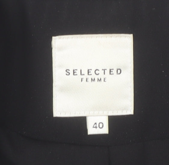 SELECTED FEMME Women’s Black Size 12 Tailored Blazer Jacket