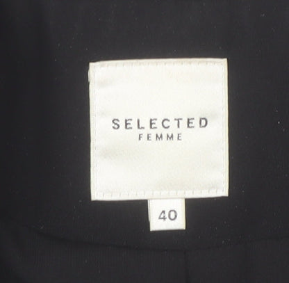 SELECTED FEMME Women’s Black Size 12 Tailored Blazer Jacket