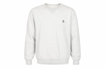 Original Penguin Mens Grey Crew Neck Sweatshirt Size M Cotton Blend