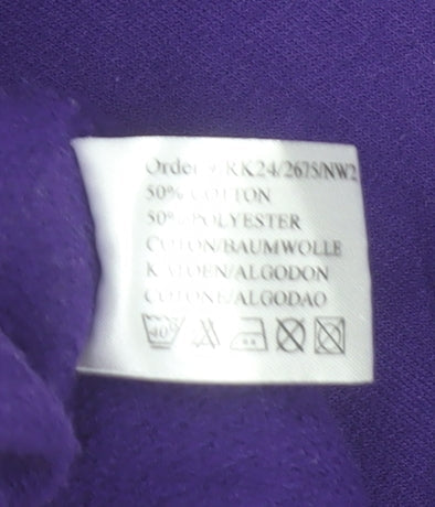 No Worries Women Purple NEWQUAY Lifeguard Pullover Hoodie Size L
