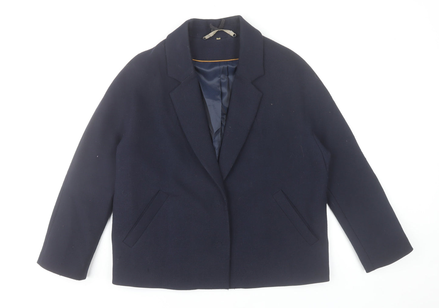 Womens UK Size M Jigsaw Blue Basic Jacket