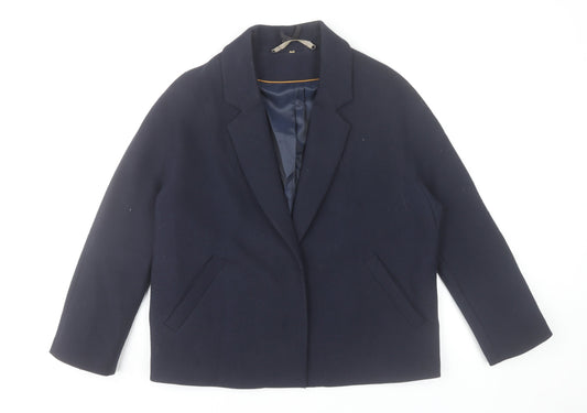 Womens UK Size M Jigsaw Blue Basic Jacket