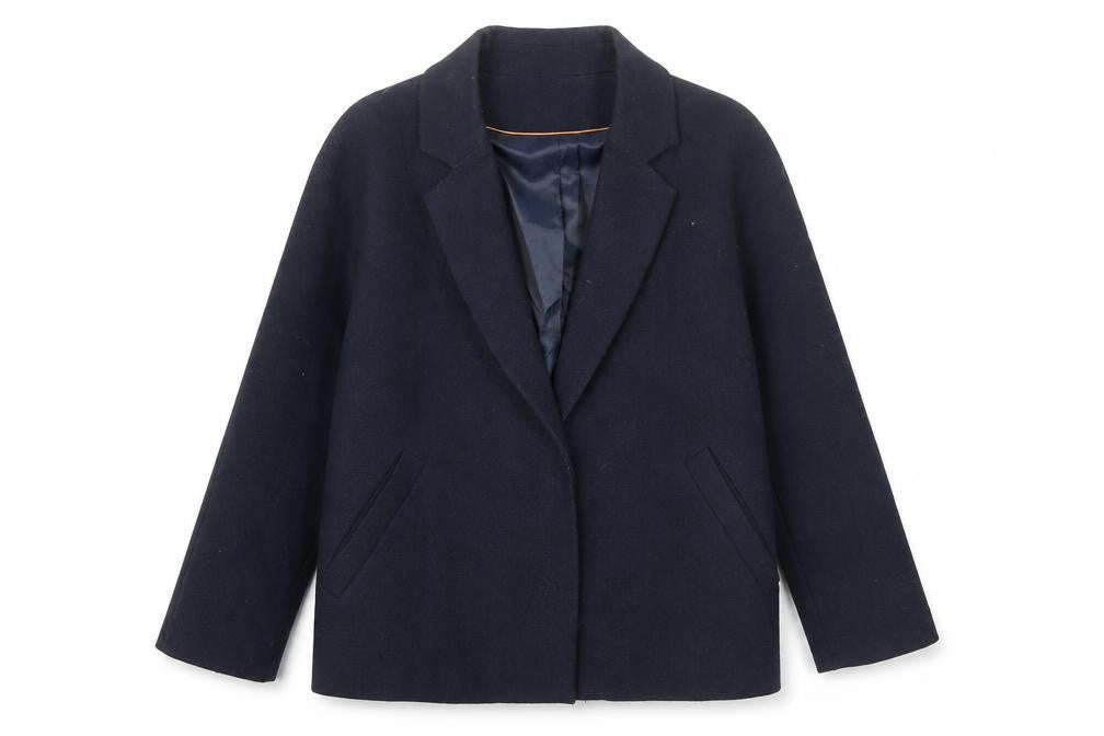 Womens UK Size M Jigsaw Blue Basic Jacket