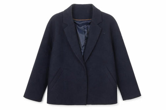 Womens UK Size M Jigsaw Blue Basic Jacket