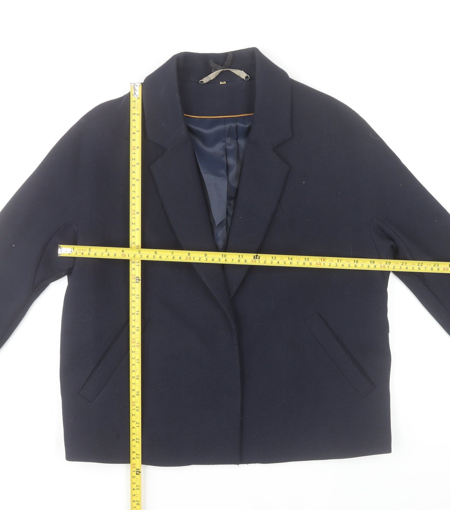 Womens UK Size M Jigsaw Blue Basic Jacket