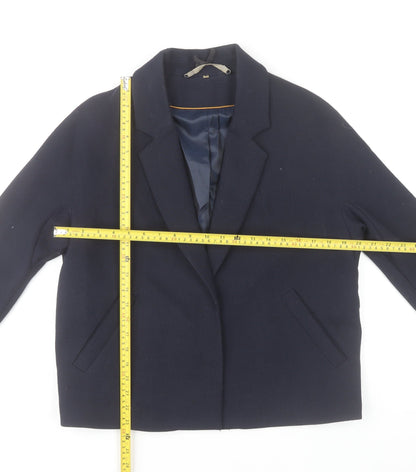 Womens UK Size M Jigsaw Blue Basic Jacket