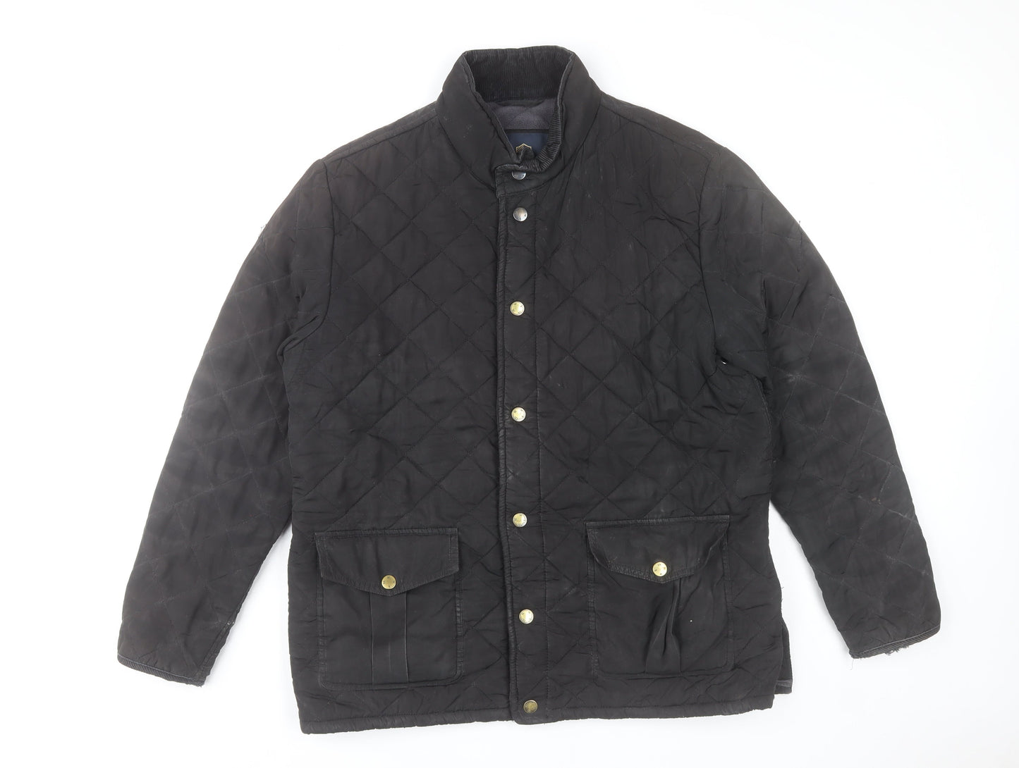 Howick Men's Black Quilted Jacket L The Pembroke Outdoor Coat
