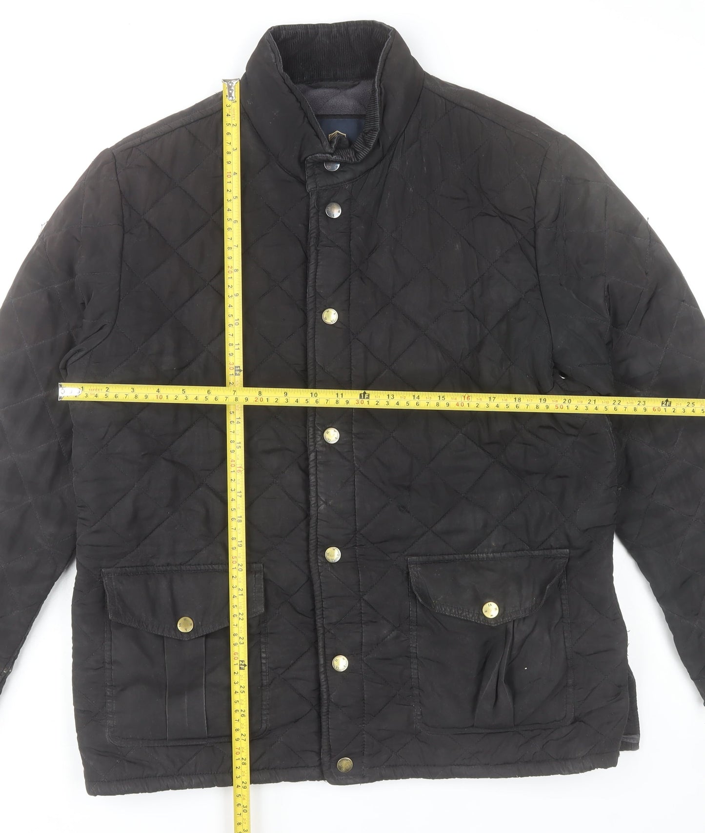 Howick Men's Black Quilted Jacket L The Pembroke Outdoor Coat