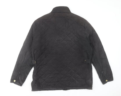 Howick Men's Black Quilted Jacket L The Pembroke Outdoor Coat