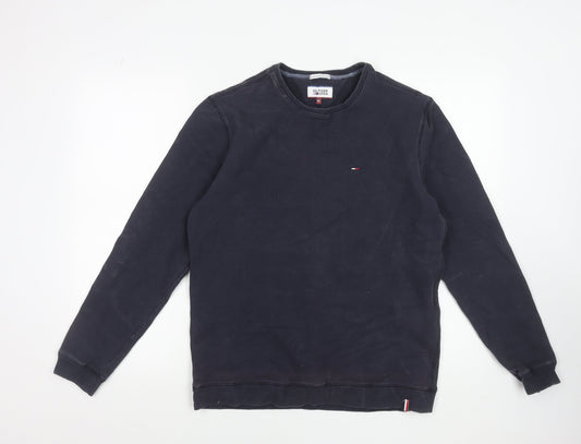 Tommy Hilfiger Denim Men's Navy XL Crew Neck Sweatshirt