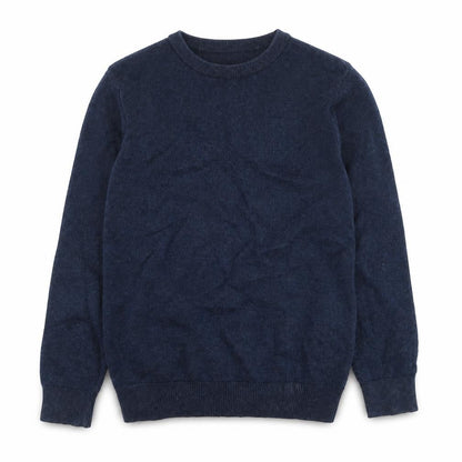 Next Boys Navy Blue Crew Neck Jumper Size 82cm Classic Knit