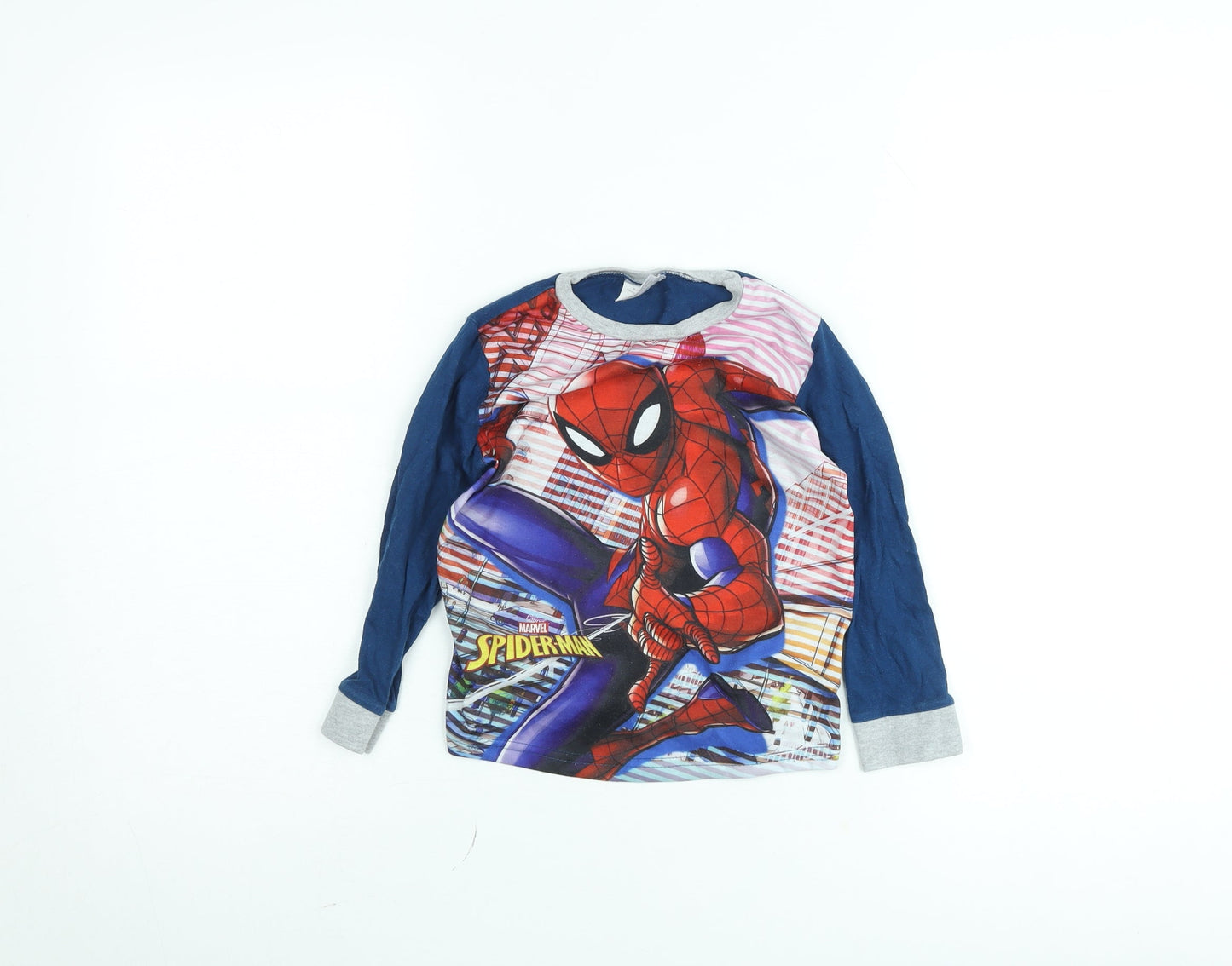 Marvel Boys Multicoloured Spider-Man Long Sleeve T-Shirt 5-6 Years