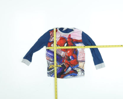 Marvel Boys Multicoloured Spider-Man Long Sleeve T-Shirt 5-6 Years