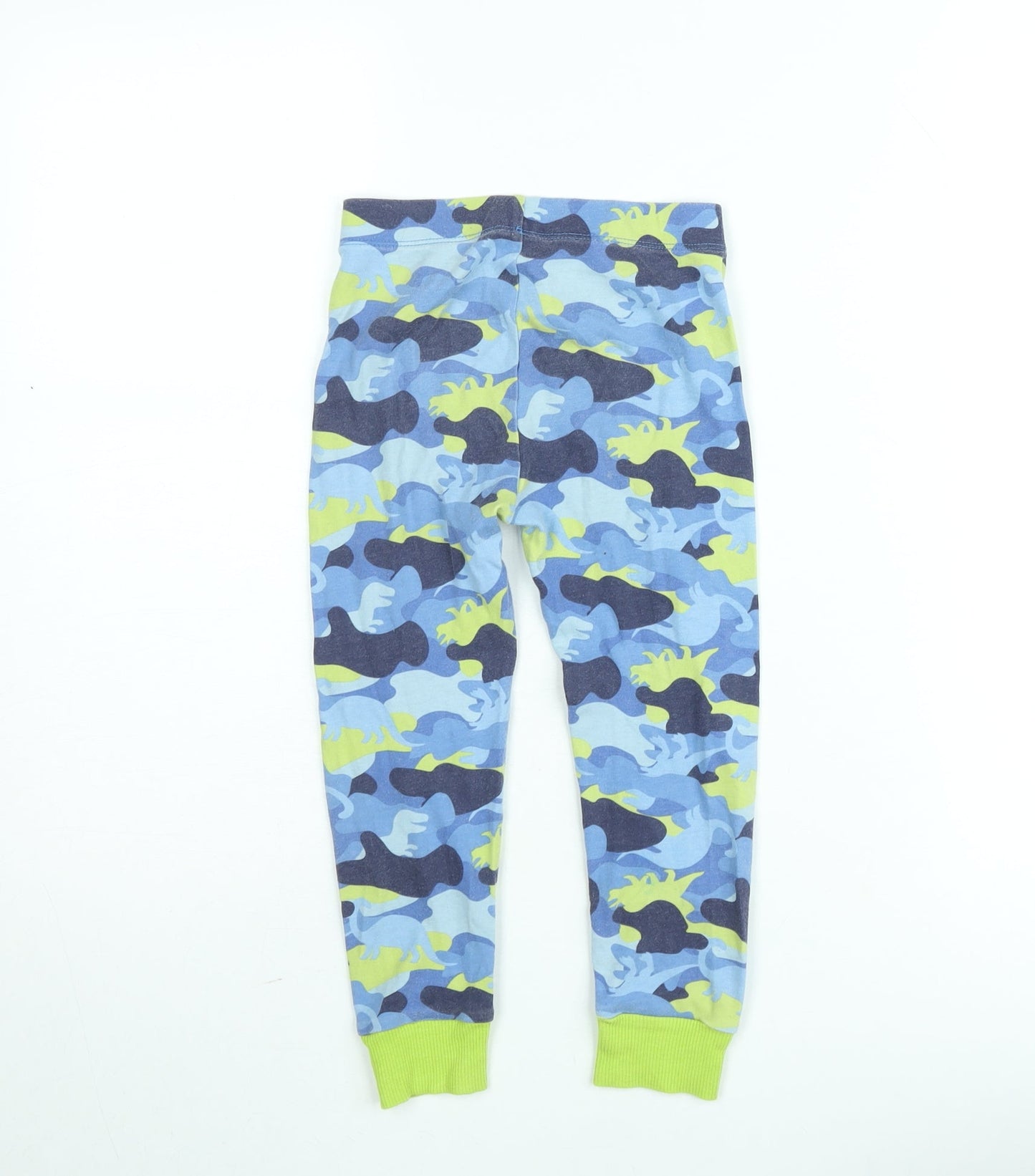 Dunnes Stores Boys Blue Camouflage Dinosaur Pyjama Pants 5-6 Years