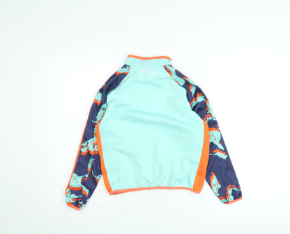 McKvr Boys Blue 3-4 Years 1/4 Zip Sports Sweatshirt