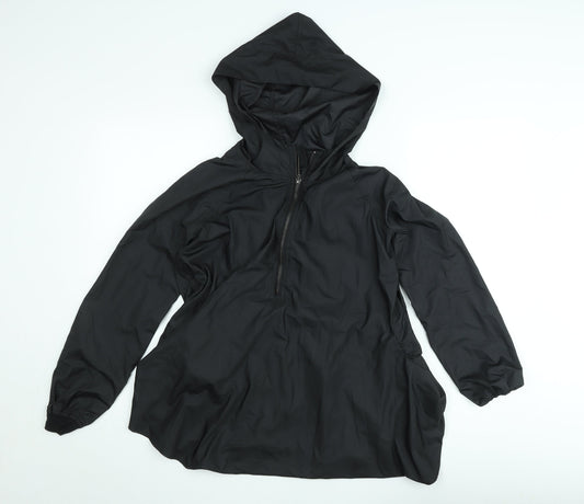 Vero Moda Women's Black XS Hooded Anorak Jacket Lightweight