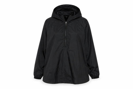 Vero Moda Women's Black XS Hooded Anorak Jacket Lightweight