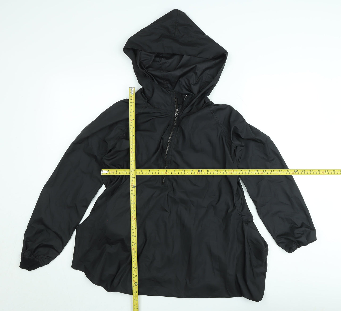 Vero Moda Women's Black XS Hooded Anorak Jacket Lightweight