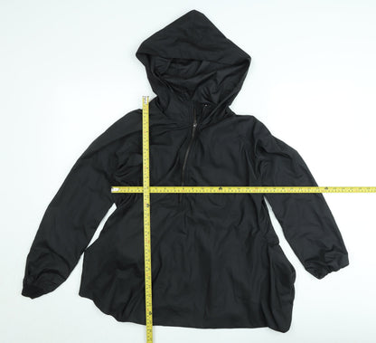 Vero Moda Women's Black XS Hooded Anorak Jacket Lightweight