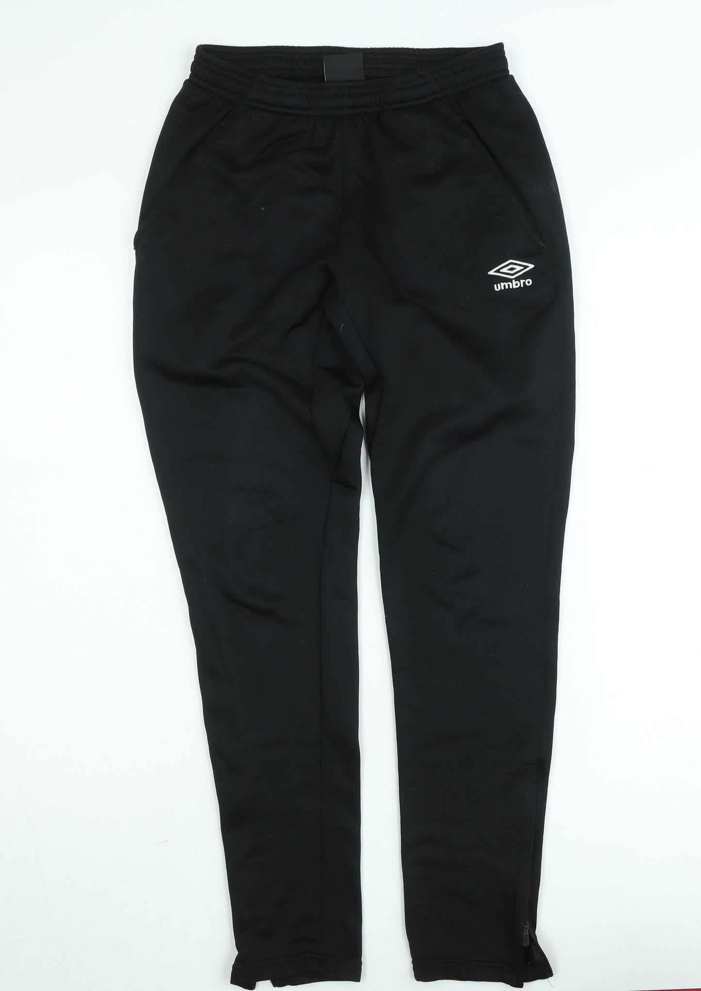 Umbro Men's Black M Slim Fit Track Pants with Zip Pockets