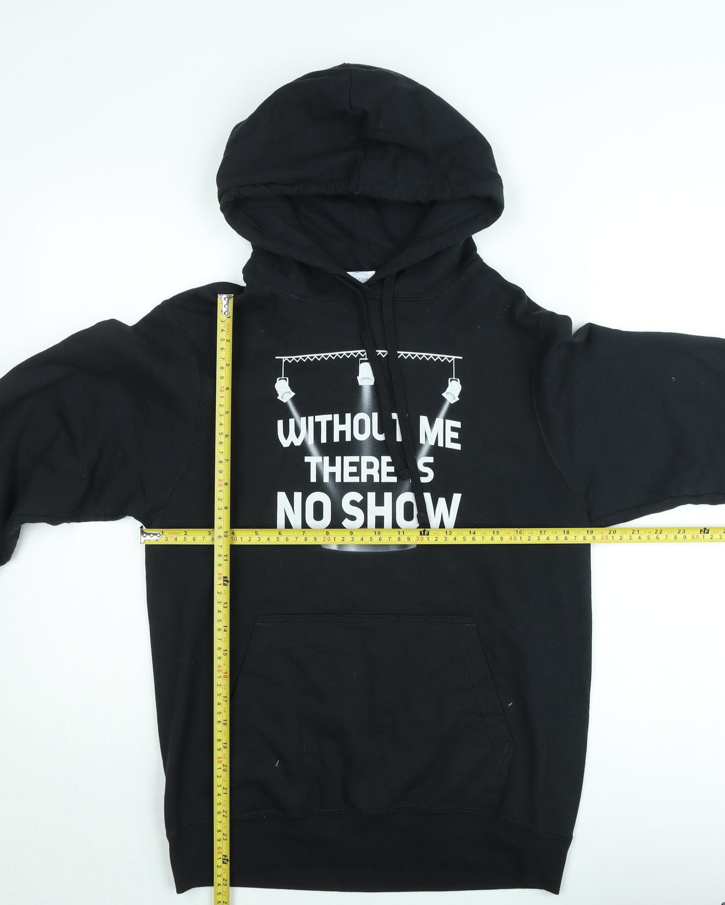Port & Company Women's Black Pullover Hoodie Size S Graphic Print