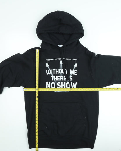 Port & Company Women's Black Pullover Hoodie Size S Graphic Print