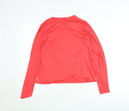 Marks and Spencer Goodmove Red Long Sleeve Stretch Top Women’s Size 12