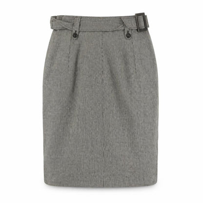 Apanage Women’s Grey Herringbone Pencil Skirt Size 10